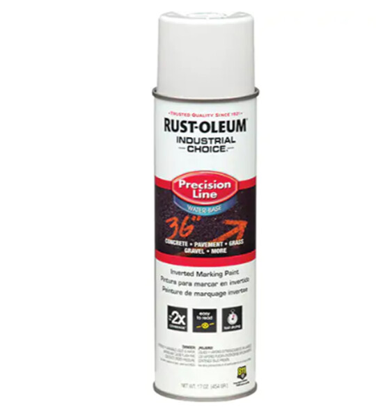 WATER BASED INVERT MARKING PAINT WHITE 17OZ.