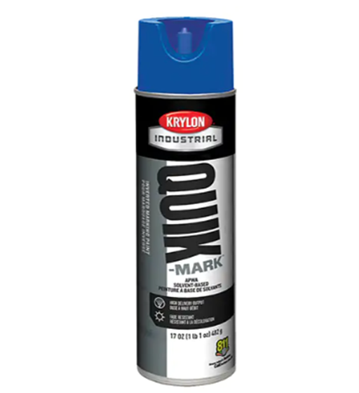 BLUE PAINT - QUIK-MARK - SOLVENT-BASED - 20 oz