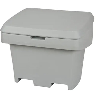 SALT/SAND CONTAINER GREY 30L X 24D X 24H