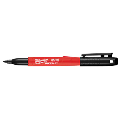 MILWAUKEE INKZALL™ MARKER, BLACK FINE TIP EACH