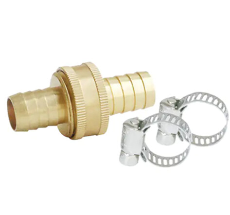 5/8M HOSE BARB, 5/8 F HOSE BARB, 2 HOSE CLAMP KIT