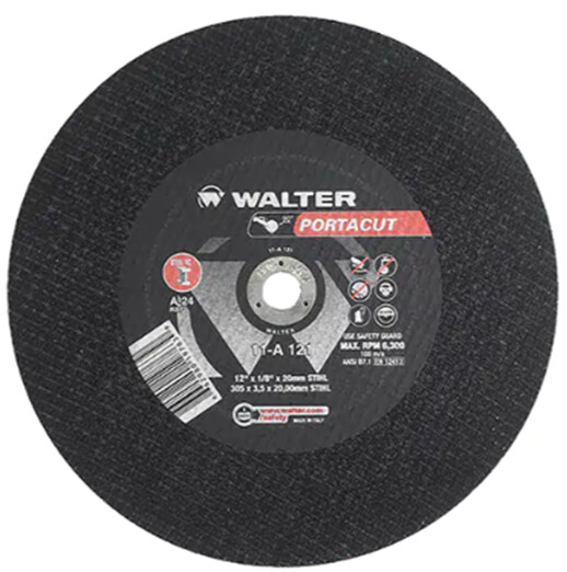 12&quot; X 1/8&quot; X 20MM PORTACUT STEEL CUTTING WHEEL