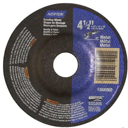 5&quot; X 1/4&quot; X 7/8&quot; NORTON GRINDING DISC Model No.: 66252843614