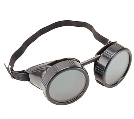 GOGGLES - CUP RIGID - 2&quot; ROUND LENS - SHADE 5