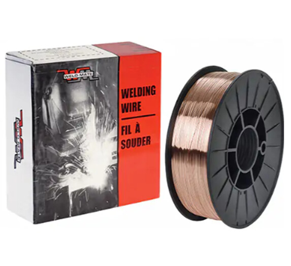 WELDING WIRE, STEEL 70S6, 2 LB. .O35 DIA.