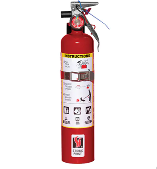 FIRE EXTINGUISHER - 2.5 LB. W/BRACKET