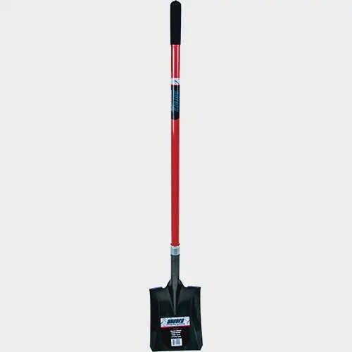 SHOVEL SQUARE MOUTH FBRGLS HANDLE -HD