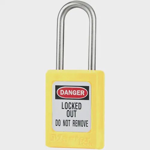 SAFETY PADLOCK YELLOW