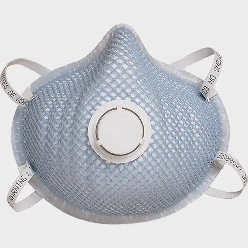 RESPIRATOR - N95 W/EXHALE VALVE - MED/LG - 10 BOX