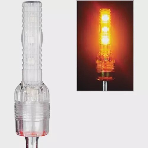 LED SAFETY WHIP LT, HIGH PROFILE, CONSTANT, AMBER