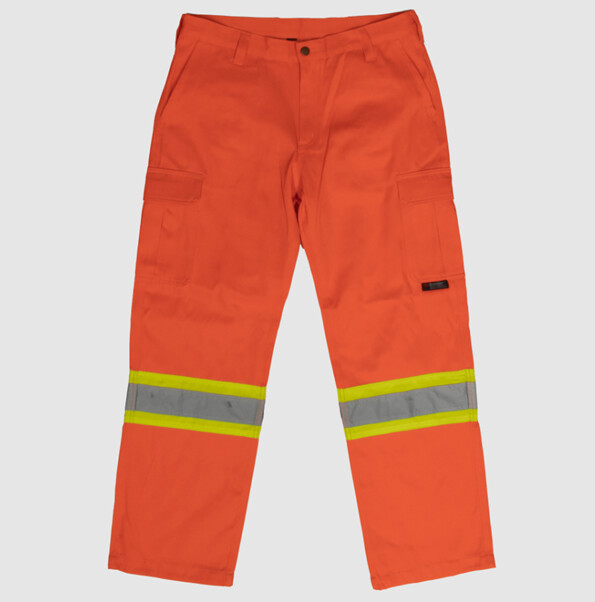 WORK KING HEAVY DUTY HI-VIS SAFETY WORK PANTS, Size: 46-32