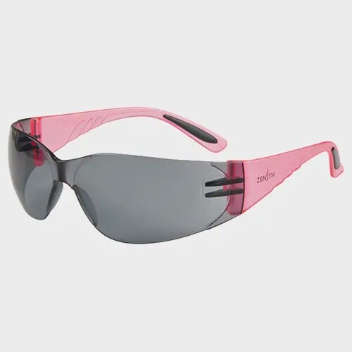 SAFETY GLASSES - LADIES PINK - SMOKE