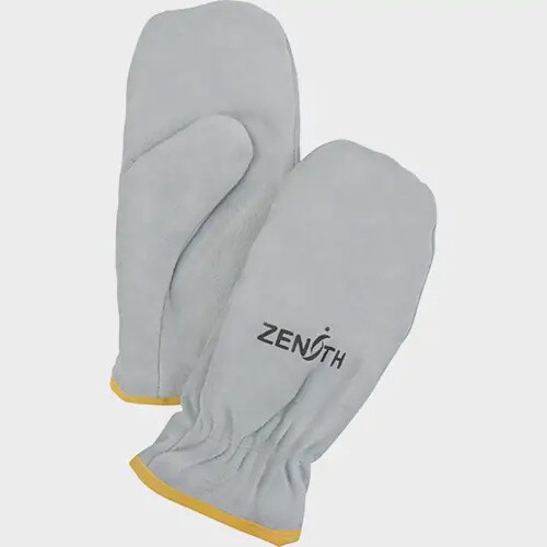 SLPIT LEATHER MITT, BOA WINTER LINING, ONE SIZE