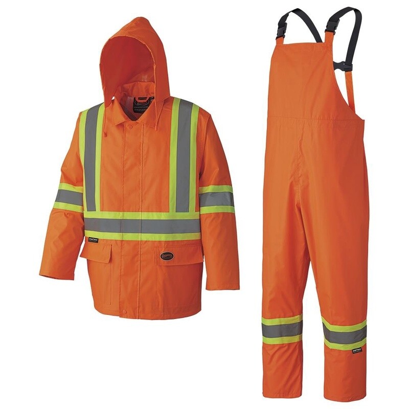 HI-VIS ORANGE RAINSUIT