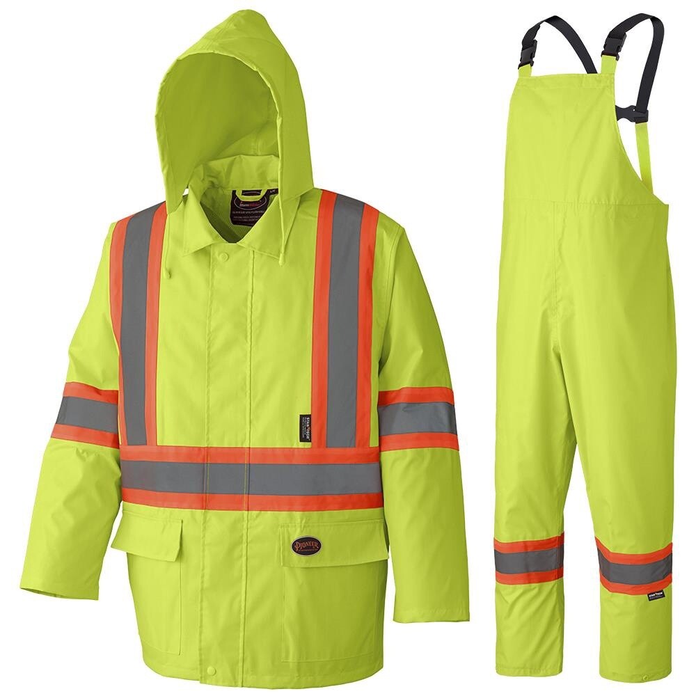 HI-VIS YELLOW RAINSUIT, Size: L