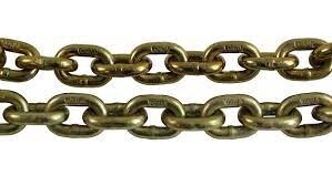 1/4&quot; TRANSPORT CHAIN GR-7 YC  (HB) &quot;CH&quot; PER FOOT