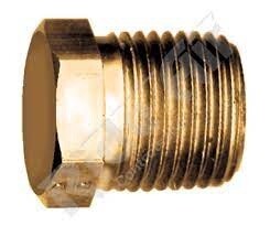 1/2&quot; BRASS PIPE PLUG HEX HEAD