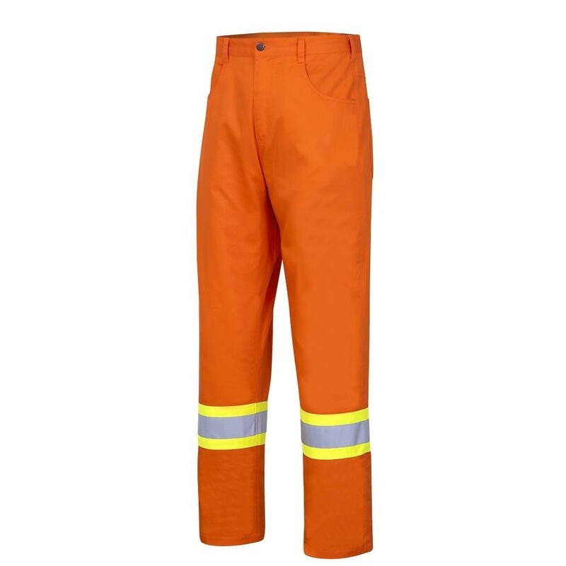 HI-VIZ ORANGE COTTON PANT