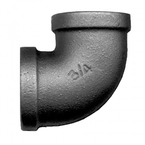 3/8&quot;  90° BLACK IRON ELBOW