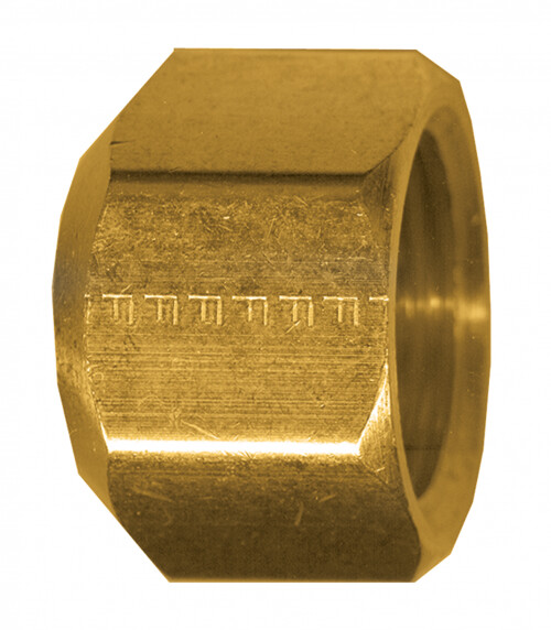 3/8&quot; SAE BRASS SEALING CAP NUT