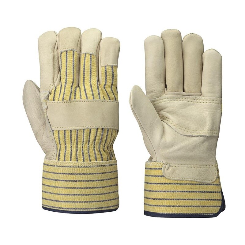 GLOVES - COWGRAIN PATCH PALM STRIPED
