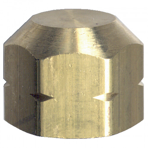 3/8" BRASS PIPE CAP