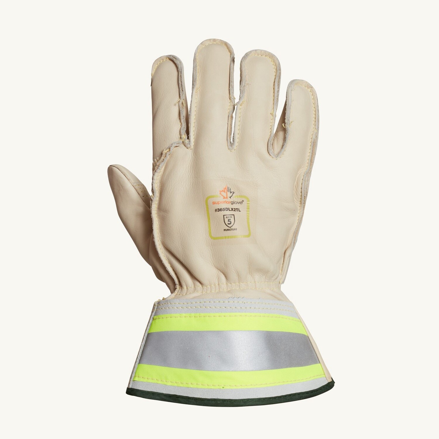 GLOVES - DELUXE LINEMAN - 2&quot; REFLECTIVE CUFF - THINSULATE LINE, Size: 2XL