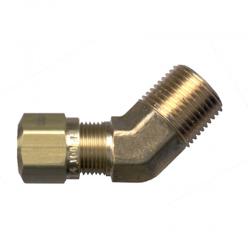 AB ELBOW 45 - 3/8" T X 3/8" MPT