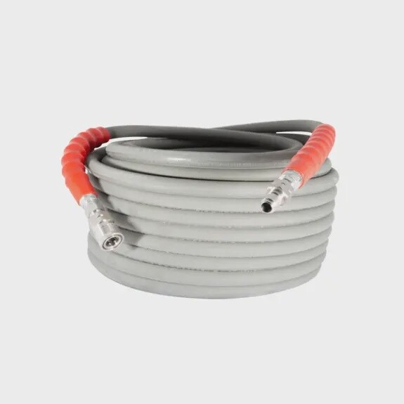 PRESSURE WASHER HOSE  100ft 6000 PSI 3/8&quot; Non Marking Rubber Hose