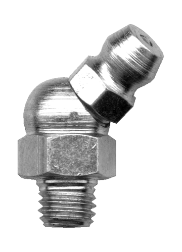 GREASE NIPPLE - 45 ANGLE 1/4 X 28