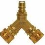 GAS-FLO QD 3/8 Y Splitter
