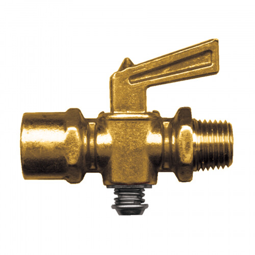 Shut Off Ck;3/8 FPTx3/8 MPT