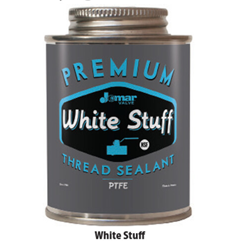 WHITE STUFF PTFE TEFLON SEALANT 4 oz TIN