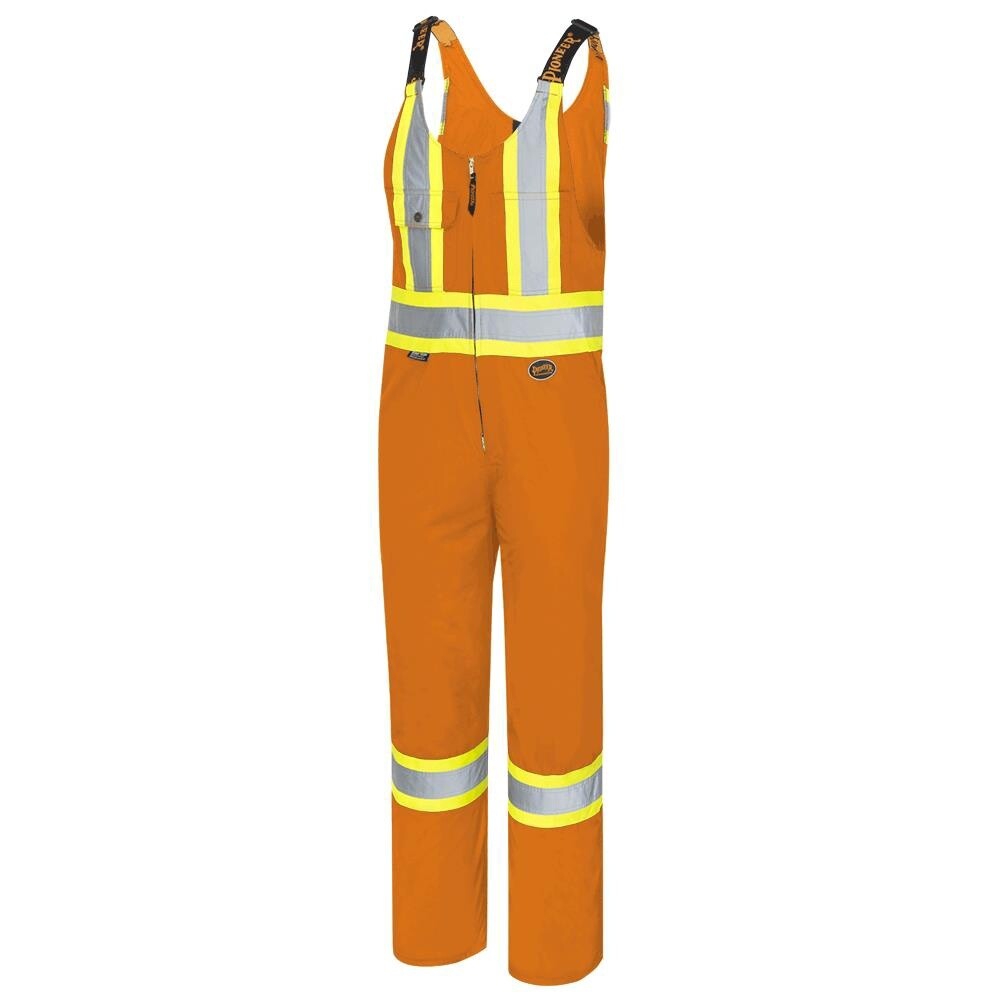 OVERALL POLY COTTON SAFETY TALL ORANGE 52, Size: 52