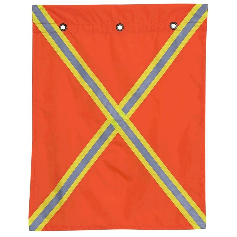 TRAFFIC FLAG W/TAPE
