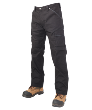 STRETCH CARGO PANTS 34X34 BLACK