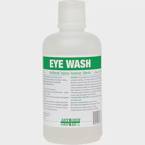 EYE WASH SOLUTION 1 L BOTTLE