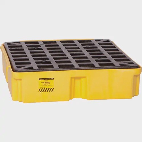 Modular Spill Platform, 15 US gal. Spill Capacity, 26&quot; x 26.25&quot; x 6.5&quot;