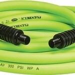 FLEXZILLA HYBRID POLYMER AIR HOSE 1/2" X 25' W 3/8' MNPT ENDS