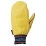 LEATHER GRAIN MITT/TAN