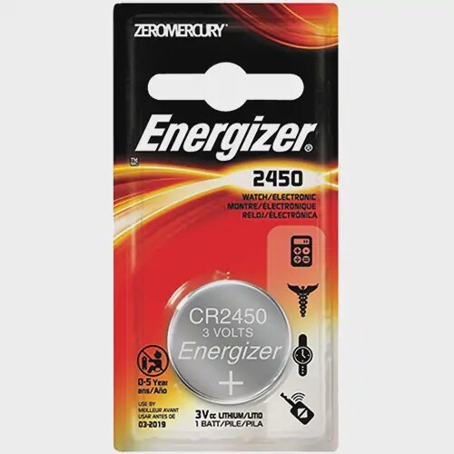 ENERGIZER 2450 3V LITHIUM COIN BATTERY