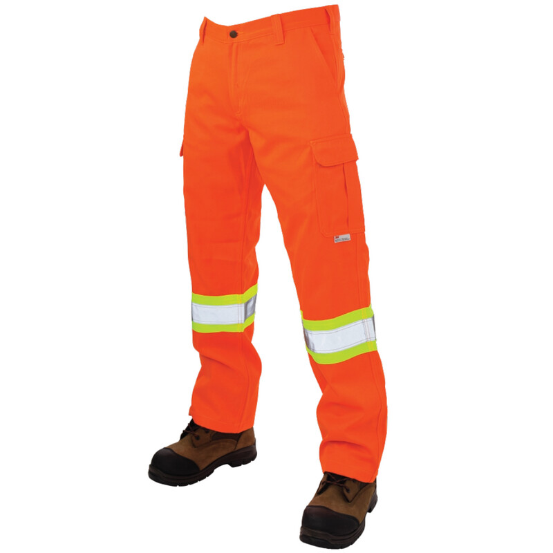 WORK KING HEAVY DUTY HI-VIS SAFETY WORK PANTS
