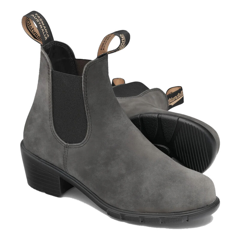 Blundstone Women&#39;s Series Heel Rustic Black (No Safety Toe)