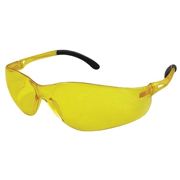 SAFETY GLASSES - AMBER LENS (EACH)