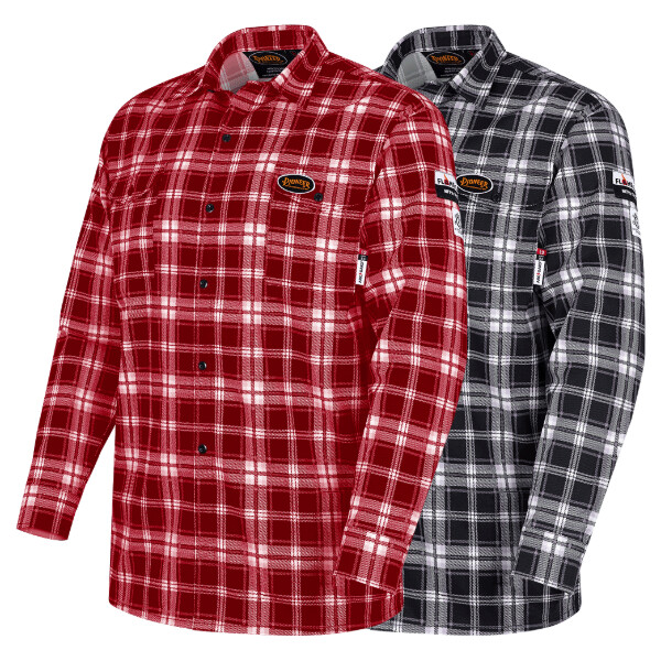 FLAME-GARD COTTON PLAID WORK SHIRT FINAL SALE