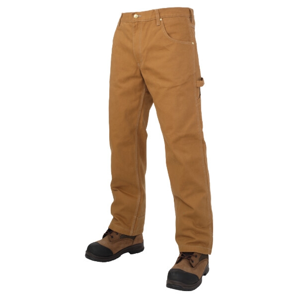 LOOSE FIT WASHED DUCK PANT, Size: 34X34, Color: TAN