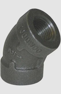 1&quot; BLACK PIPE 45 ELBOW