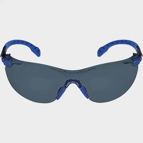 SOLUS SAFETY GLASSES - SOLUS - BLACK/BLUE GREY LENS