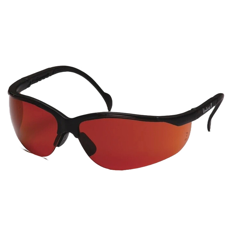 VENTURE II SAFETY GLASSES BLK FRM SUN BLOCK BRONZE LENS