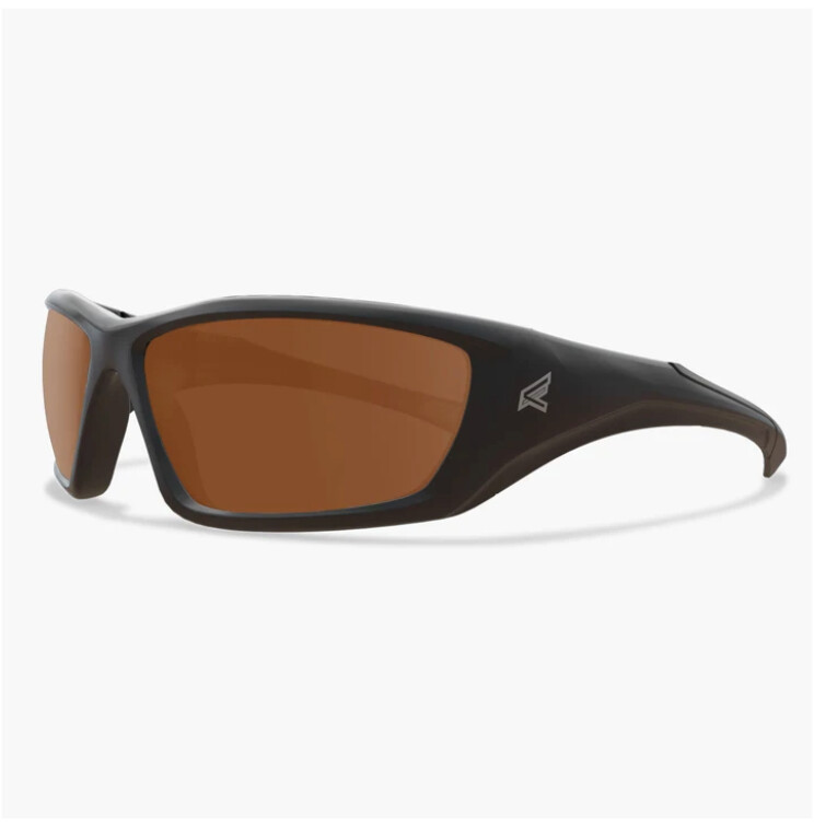 ROBSON SAFETY GLASSES BLACK FRAME POLARIZED COPPER LENS